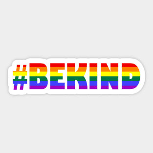 #BEKIND LGBT Sticker